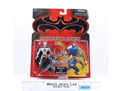 Brain vs Brawn DC Comics Batman & Robin 1997 Kenner Action Figure NEW SEALED