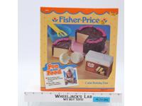 Cake Baking Fun With Food #6510 Fisher Price 1988 Vintage Playset 100% Complete