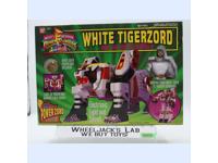 White Tigerzord & White Ranger COMPLETE Power Rangers 1994 Bandai NEW MIB Unused