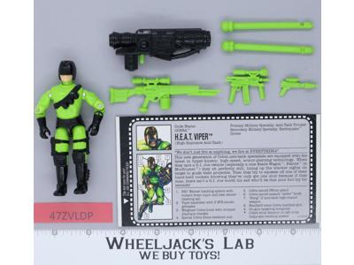 H.E.A.T. Viper V2 100% Complete G.I. Joe 1993 Hasbro Vintage Action Figure