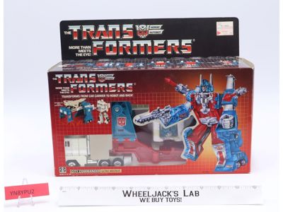 Ultra Magnus 100% Complete W/ BOX & INSERT Vintage G1 Transformers Figure
