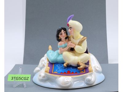 A Whole New World Aladdin & Jasmine Music Box Aladdin Disney Schmid NEW MIB