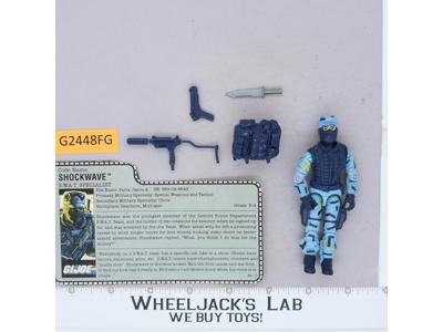 Shockwave V1 100% Complete G.I. Joe 1988 Hasbro Vintage Action Figure