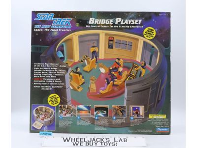 Bridge Playset Complete Star Trek Next Generation 1993 Playmates Action Figure
