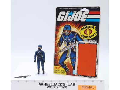 Cobra Officer V1.5 100% Complete W/ Cardback G.I. Joe 1982 Hasbro Vintage Figure