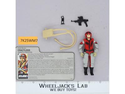 Crazylegs V1 100% Complete G.I. Joe 1987 Hasbro Vintage Action Figure