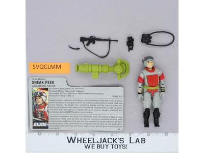 Sneak Peek V1 100% Complete G.I. Joe 1987 Hasbro Vintage Action Figure