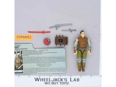 Budo V1 100% Complete G.I. Joe 1988 Hasbro Vintage Action Figure
