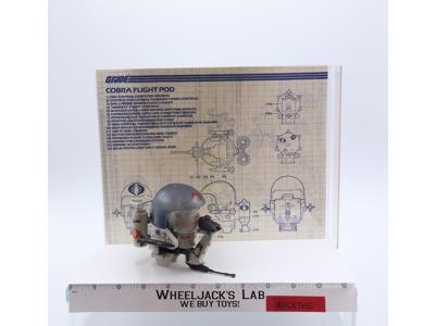 Flight Pod 100% Complete G.I. Joe 1985 Hasbro Vintage Action Figure Vehicle