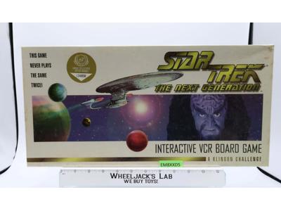 Star Trek The Next Generation Interactive VCR Board Game 1993 NEW MISB SEALED