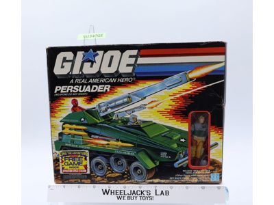 Persuader 100% Complete W/Box GI Joe 1987 Action Figure Vehicle NEW MIB