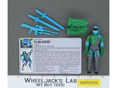 Flak-Viper V1 100% Complete G.I. Joe 1992 Hasbro Vintage Action Figure