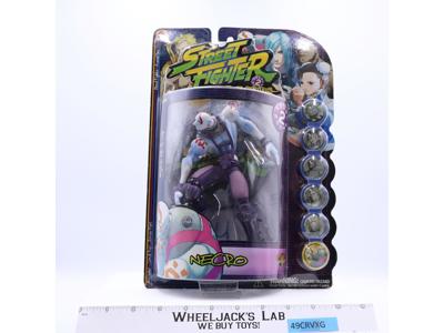 Necro Round 2 Street Fighter III 3rd Strike 8" 2000 Resaurus CAPCOM Player 1 NEW