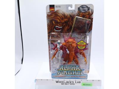 Sasquatch & Vindicator Marvel Alpha Fight 1999 Toybiz Action Figure NEW SEALED
