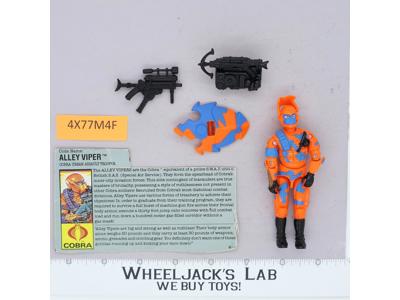 Alley Viper V1 100% Complete G.I. Joe 1989 Hasbro Vintage Action Figure