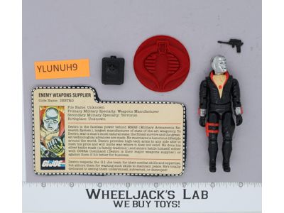 Destro V1 100% Complete G.I. Joe 1983 Hasbro Vintage Action Figure