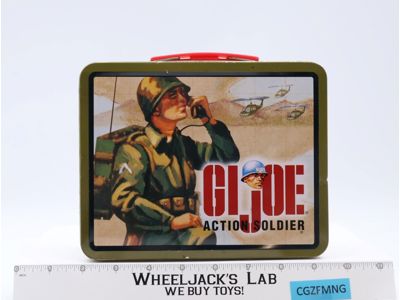 GI Joe Action Soldier Metal Lunch Box 1998 Hasbro