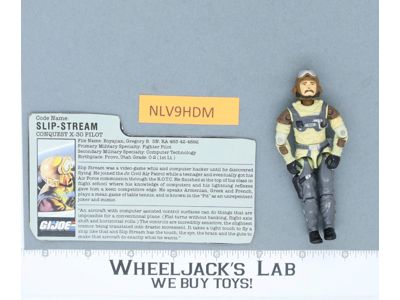 Slip-Stream V1 100% Complete G.I. Joe 1986 Hasbro Vintage Action Figure