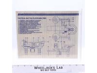 Transportable Tactical Battle Platform ORIGINAL Instructions Blueprints G.I. Joe