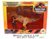 Tyrannosaurus Rex with Dino Hunter Jurassic Park Dinosaurs 1999 Hasbro SEALED