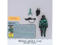Night-Viper V1 100% Complete 1989 G.I. Joe Hasbro Vintage Action Figure