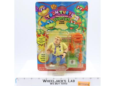 Toon Burne Teenage Mutant Ninja Turtles TMNT 1992 Playmates UNPUNCHED MOSC