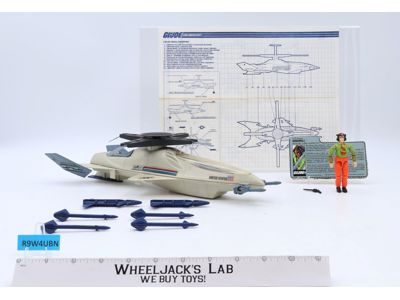 Skystorm W/ Windmill 100% Complete GI Joe 1988 Hasbro Vintage Action Figure