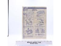 Persuader 1987 ORIGINAL Instructions Blueprints G.I. Joe Hasbro Action Figure