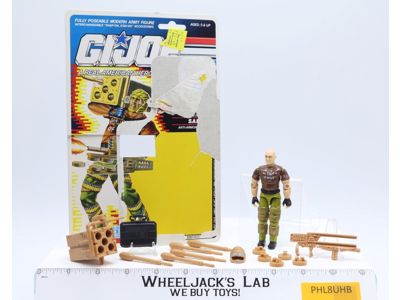 Salvo V1 100% Complete 34 Cardback 1990 G.I. Joe Hasbro Vintage Action Figure