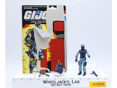 Shockwave V1 100% Complete 34 Cardback 1988 G.I. Joe Hasbro Vintage Figure