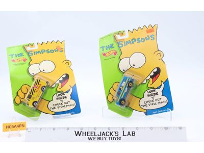 The Simpsons Family Camper & Homer's Nuclear Waste Van Hot Wheels NEW MOSC 1990