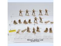 Lot of 20 Tan Japanese Infantrymen WWII 1/30 Scale CTS Toy Soldiers Figures Men