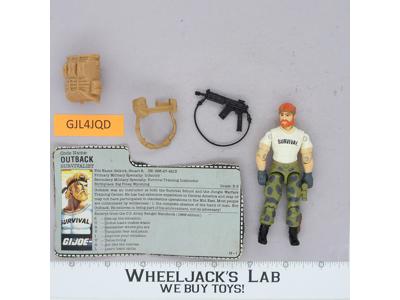 Outback V1 100% Complete G.I. Joe 1987 Hasbro Vintage Action Figure