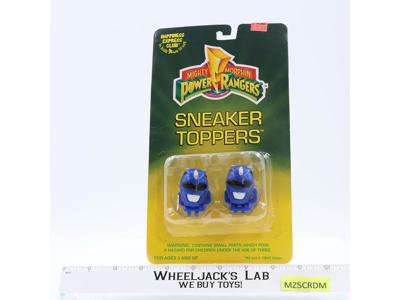 BLUE Ranger Sneaker Toppers Mighty Morphin Power Rangers 1994 Vintage MOSC