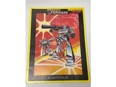 G1 Transformers Portfolio Pocket Folder 1986 Vintage Megatron Prowl