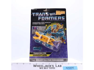 Sinnertwin Terrorcon G1 Transformers 1987 Hasbro Action Figure MOSC NEW
