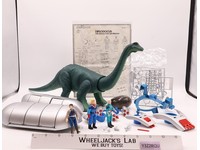 Diplodocus W/Questar & Aries WORKS 100% Complete Dino Riders 1989 Tyco Figure