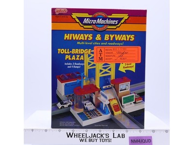 Toll-Bridge Plaza SAMPLE Micro Machines Hiways & Byways 1990 Galoob NEW MIB