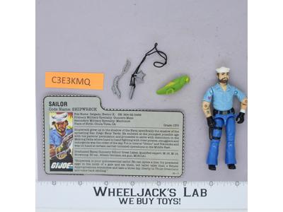 Shipwreck V1 100% Complete G.I. Joe 1985 Hasbro Vintage Action Figure