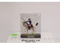 Soldier on White Horse Vintage Toy Soldier Elastolin by Preiser 5" NIB #7330