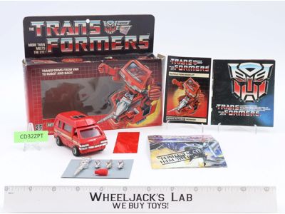 Ironhide 100% Complete W.BOX 1985 Vintage Hasbro Action Figure G1 Transformers