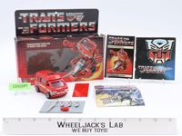 Ironhide 100% Complete W.BOX 1985 Vintage Hasbro Action Figure G1 Transformers
