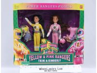 Power Rangers for Girls Yellow Trini & Pink Kimberly MMPR Bandai 1994 MISB