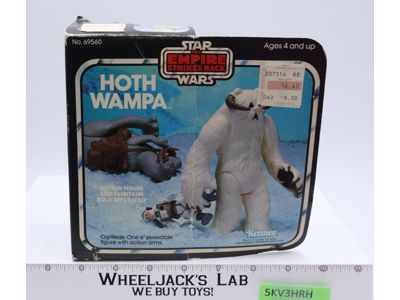 Hoth Wampa Snow Monster Complete W/Box Star Wars ESB 1981 Kenner Action Figure