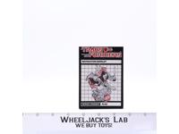 Slag Figure Instruction Manual Booklet 1985 G1 Transformers