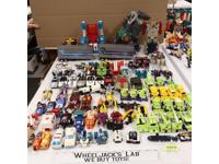 Lot of G1 Transformers 1980's Hasbro Vintage Action Figures