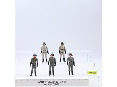 Lot of 5 Death Squad Commanders (1977) & At-St Drivers (1984) Star Wars Kenner