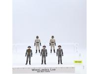 Lot of 5 Death Squad Commanders (1977) & At-St Drivers (1984) Star Wars Kenner