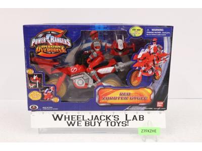 Red Zordtek Cycle Complete Power Rangers Operation Overdrive 2007 Bandai