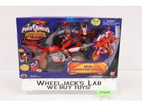 Red Zordtek Cycle Complete Power Rangers Operation Overdrive 2007 Bandai